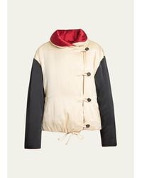 Isabel Marant - Bleza Colorblock Silk Reversible Jacket - Lyst