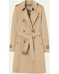 Burberry - Kensington Organic Belted Double-breasted Trench Coat - Lyst
