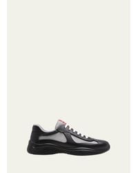 Prada - Americas Cup Rubber Trainer Sneakers - Lyst