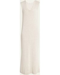The Row - Folosa Open-knit Maxi Silk Dress - Lyst