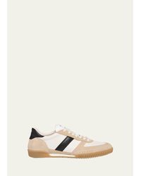 Tom Ford - Terence Suede And Leather Low-Top Sneakers - Lyst
