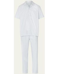 Hanro - Carl Cotton Short-sleeve Pajama Set - Lyst