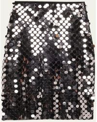 Zankov - Yumi Sequined Mesh Skirt - Lyst