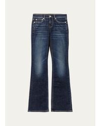 RE/DONE - Low Rise Micro Bootcut Jeans - Lyst