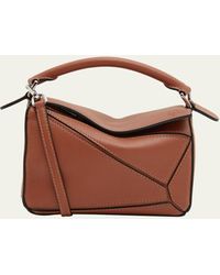 Loewe - Puzzle Edge Mini Leather Shoulder Bag - Lyst