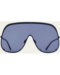 Rick Owens - Solid-frame Shield Sunglasses - Lyst