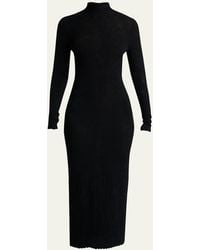 Givenchy - Fitted Open Back Floral Knit Dress - Lyst