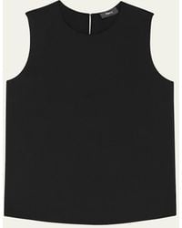 Theory - Silk Straight Shell Top - Lyst