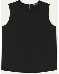 Theory - Silk Straight Shell Top - Lyst