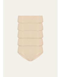 Commando - Classic Low-Rise Microfiber Bikini Briefs, Pack Of 5 - Lyst