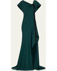 Jason Wu - Ruched Fluid Crepe Gown - Lyst