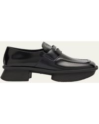 Prada - Re-Edition Brushed Leather Penny Loafers - Lyst
