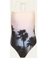 Jonathan Simkhai - Hazy Palm Elenora One-piece Swimsuit - Lyst
