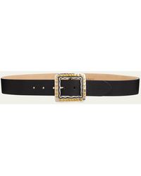 Streets Ahead - Antique Square Studded Leather Belt - Lyst