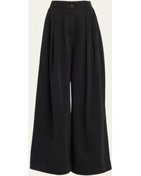 The Row - Criselle Pleated Wide-leg Jeans - Lyst