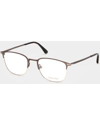 Tom Ford - Half-rim Metal Optical Glasses - Lyst