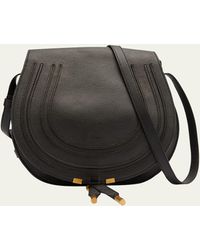 Chloé - Marcie Medium Crossbody Bag In Grained Leather - Lyst
