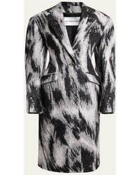 Givenchy - Animal Cocoon Coat - Lyst