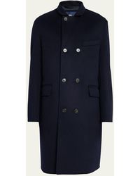 Loro Piana - Cashmere Double Breasted Overcoat - Lyst