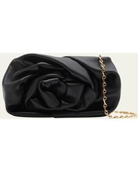 Burberry - Rose Soft Leather Clutch Bag With Chain Strap - Lyst