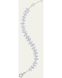 64 Facets - 18k White Gold Tennis Bracelet With Diamonds - Lyst