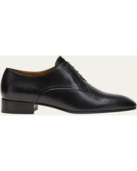 The Row - Kay Leather Oxford Loafers - Lyst