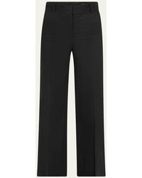 Alice + Olivia - Quinn High-Rise Ankle Kick Flare Pants - Lyst
