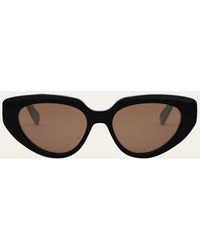 Celine - Bold 3 Dots Acetate Cat-eye Sunglasses - Lyst