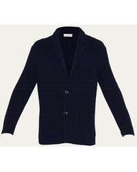Agnona - Cotton-cashmere Knit Cardigan Sweater - Lyst