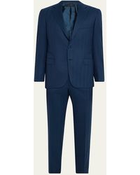 Brioni - Wool Herringbone Two-Piece Suit - Lyst