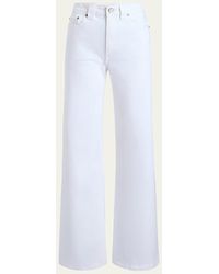 KHAITE - Dane Mid-Rise Wide-Leg Jeans - Lyst