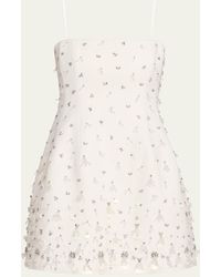 Jonathan Simkhai - Yasmin Embellished Strapless Mini Dress - Lyst