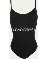 Lise Charmel - Laser-cut Straps Non-wire One-piece Swimsuit - Lyst