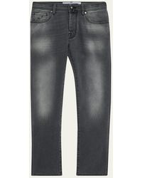 Jacob Cohen - Bard Slim-Fit Washed Denim Jeans - Lyst