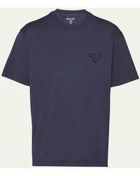 Prada - Jersey Conceptual Logo T-shirt - Lyst
