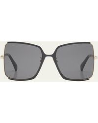 Max Mara - Weho Metal & Acetate Butterfly Sunglasses - Lyst