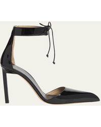 Tom Ford - 105Mm Patent Leather Ankle-Tie Pumps - Lyst