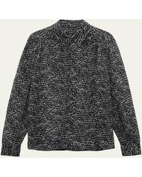 Rag & Bone - Emmy Long-Sleeve Blouse - Lyst