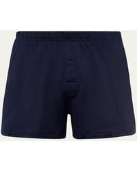Hanro - Sporty Mercerized Cotton Boxers - Lyst