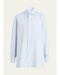 Setchu - Button Down Poplin Shirt - Lyst