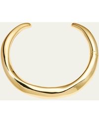 Alexis - Hinged Metal Collar Necklace - Lyst