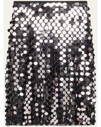 Zankov - Yumi Sequined Mesh Skirt - Lyst
