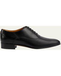 Gucci - Adel Double G Leather Oxfords - Lyst