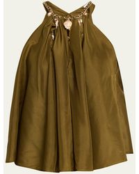 Zimmermann - Mahon Silk Chain Blouse - Lyst