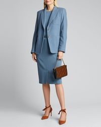 Max Mara Zero Cashmere Blazer - Blue