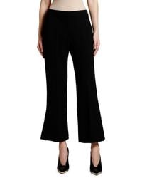 Stella McCartney Cropped Flare-leg Trousers - Black