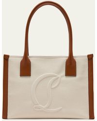 Christian Louboutin - By My Side Small Canvas Tote Bag - Lyst