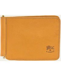 Il Bisonte - Leather Bifold Wallet W/ Money Clip - Lyst