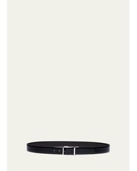Santoni - Smooth Leather Reversible Belt - Lyst