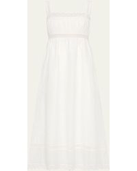Posse - Grace Lace-Trim Shift Dress - Lyst